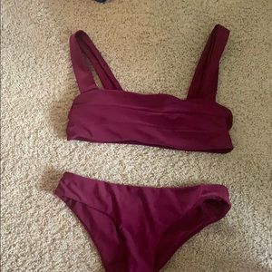 ZAFUL Maroon bikini